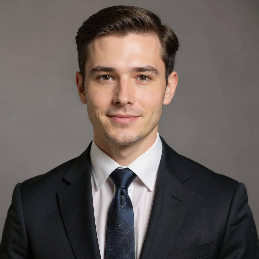 AI headshot example